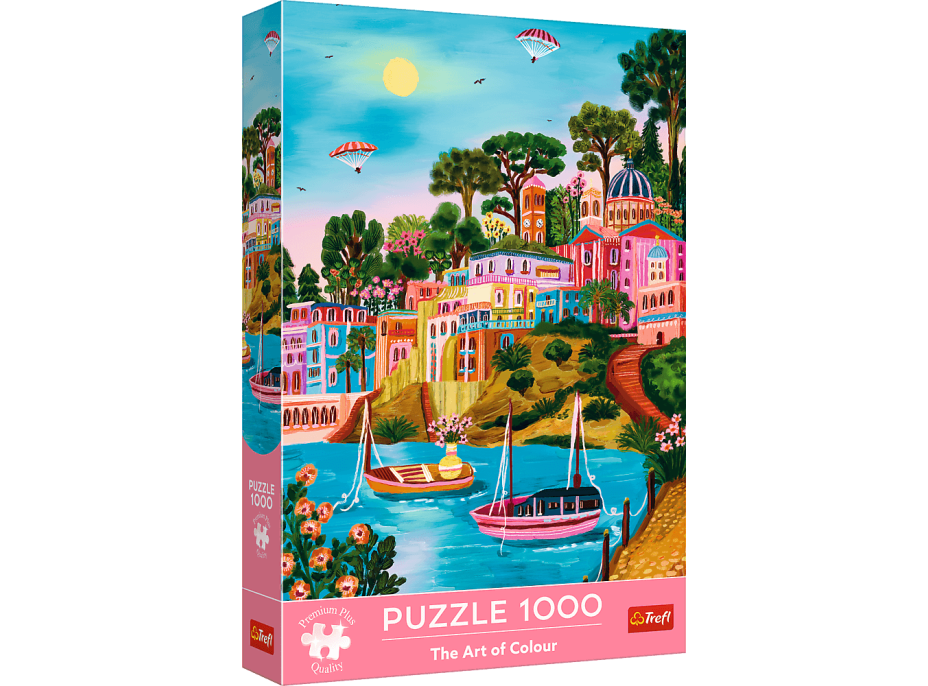 TREFL Puzzle Premium Plus The Art of Colour: Syros, Řecko 1000 dílků