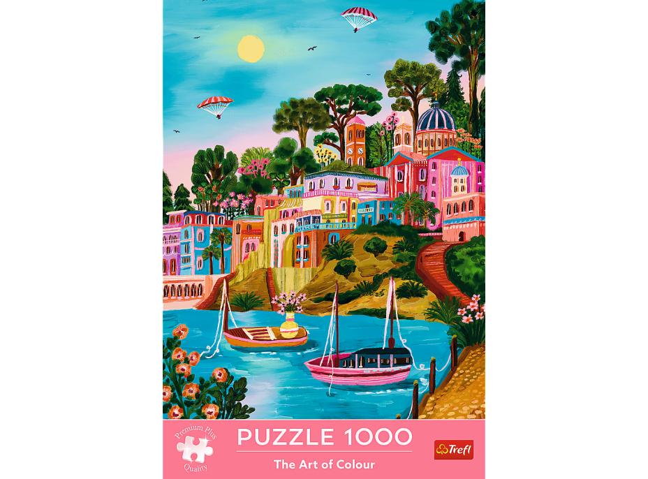 TREFL Puzzle Premium Plus The Art of Colour: Syros, Řecko 1000 dílků