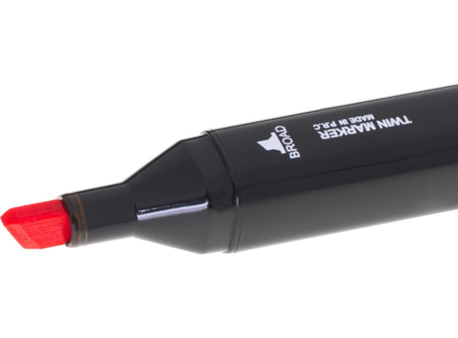 KIK Oboustranné lihové fixy v kufříku 80ks