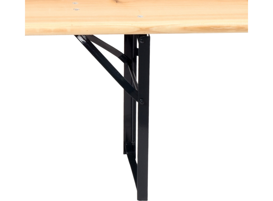 Pivní zahradní set LAGER - stůl + 2 lavice 220 cm