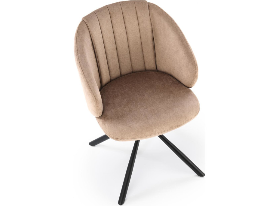 Jídelní otočná židle AURORA - cappuccino