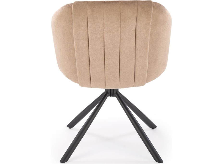 Jídelní otočná židle AURORA - cappuccino