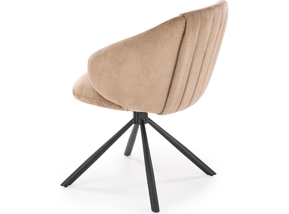 Jídelní otočná židle AURORA - cappuccino