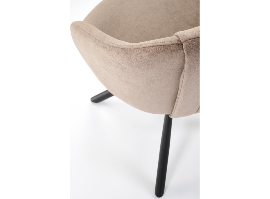 Jídelní otočná židle AURORA - cappuccino