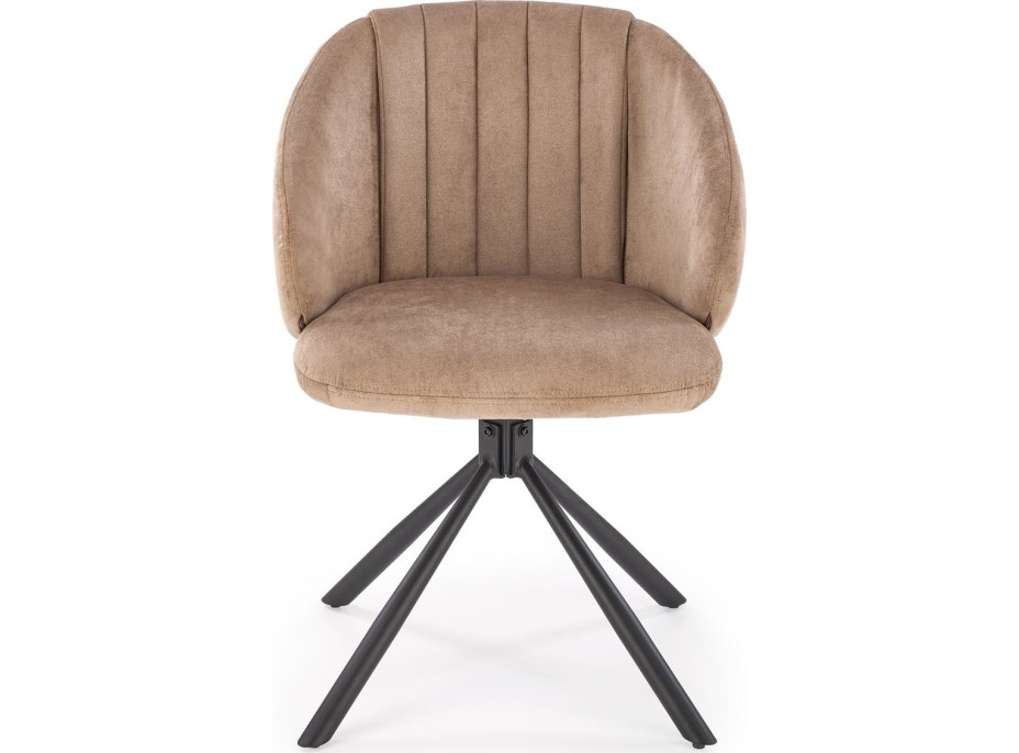 Jídelní otočná židle AURORA - cappuccino