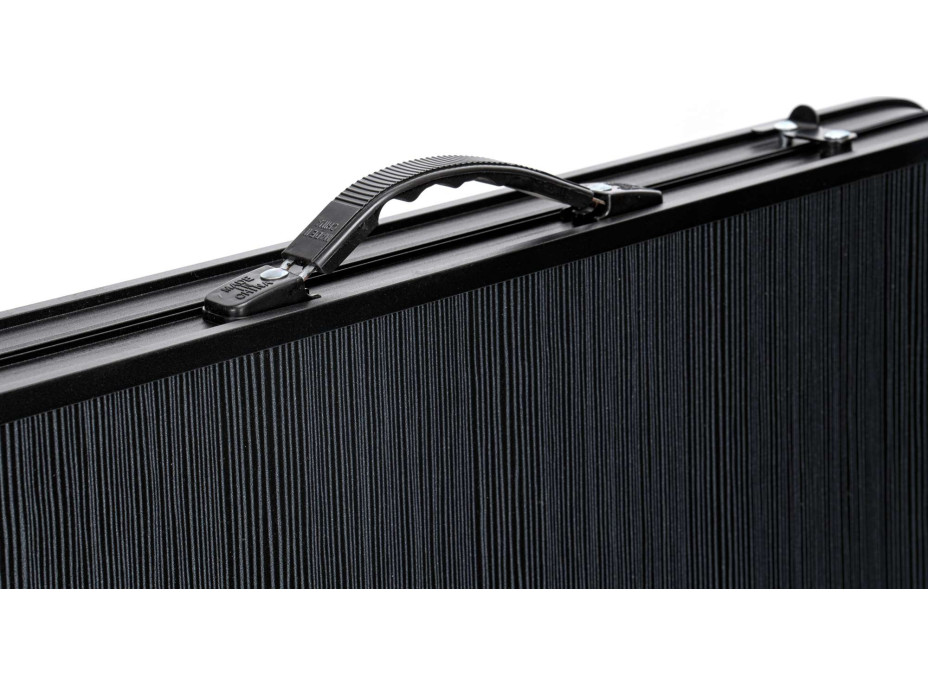 Campingová sestava TRAMP BLACK WOOD 120x60 cm - černá