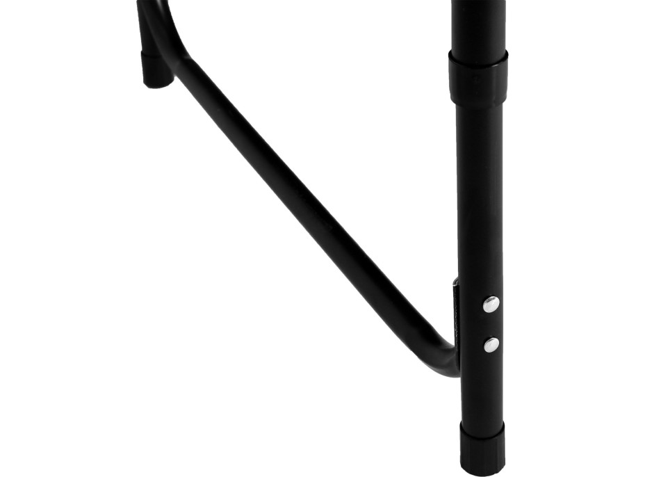 Campingová sestava TRAMP BLACK WOOD 120x60 cm - černá