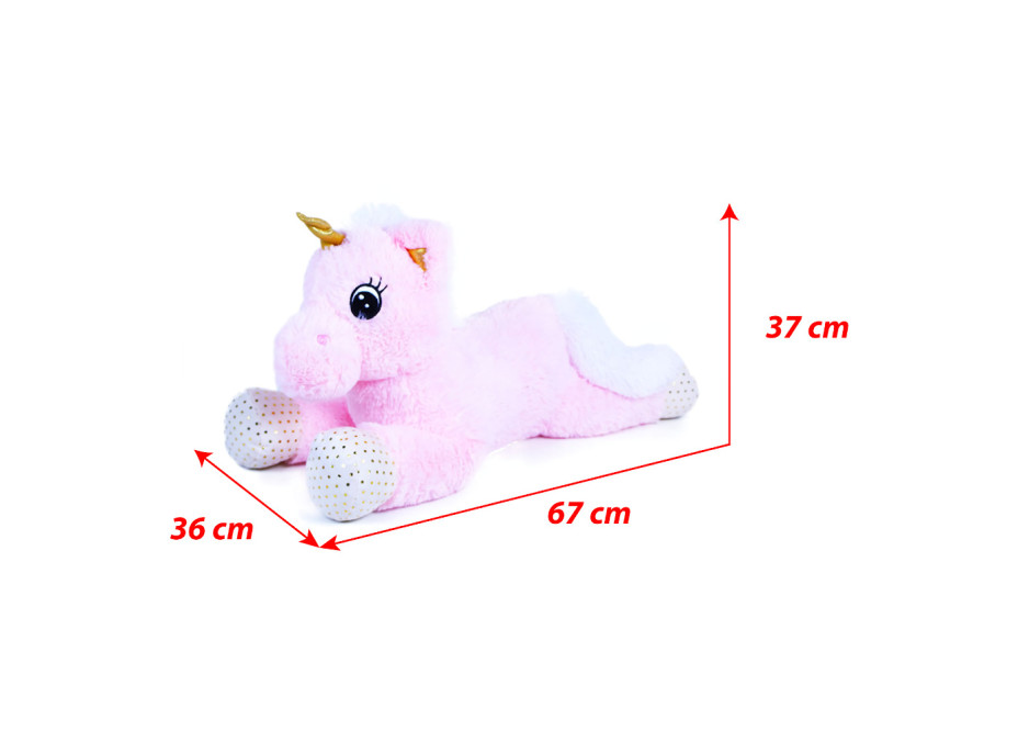 Rappa Velký plyšový jednorožec Niko 70 cm