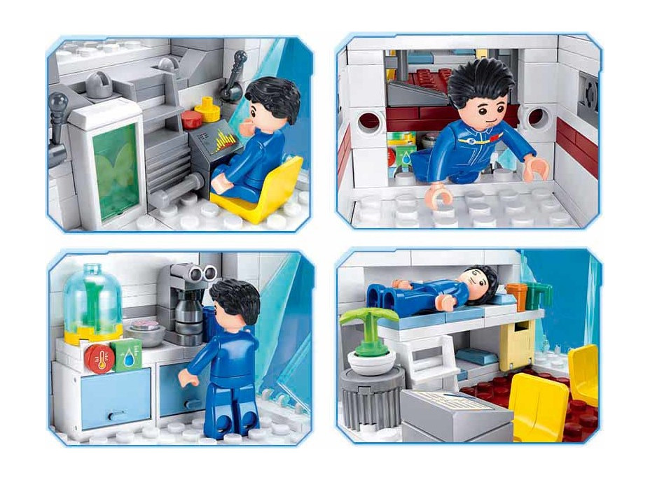 Sluban Space M38-B1201 Řídící modul základní stanice Dream Space