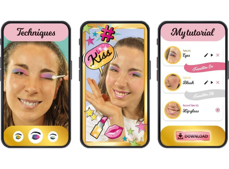 CLEMENTONI Crazy Chic Teen Make up Studio: Sada Influencer