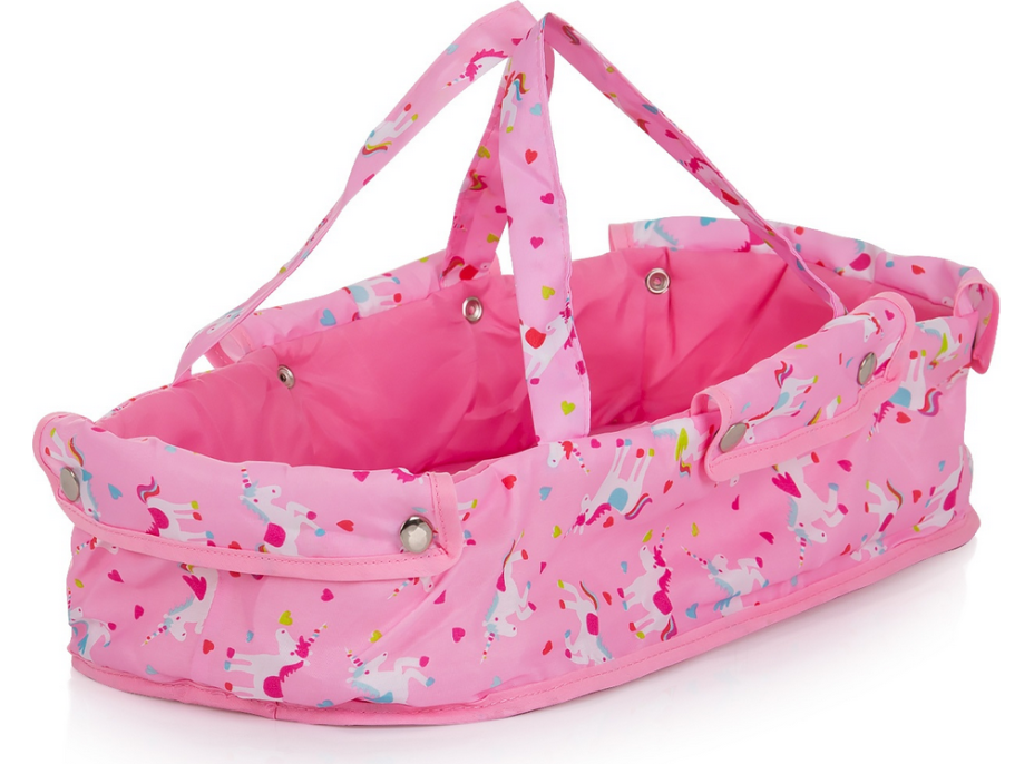 CHIPOLINO Hluboký kočárek pro panenky Dora Unicorn