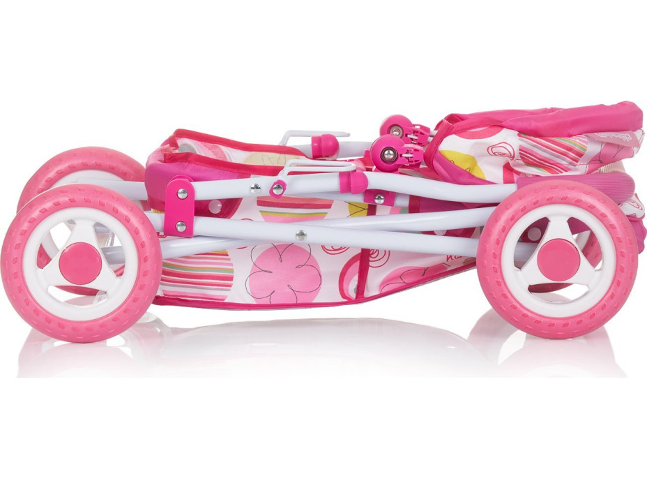 CHIPOLINO Hluboký kočárek pro panenky Emily Multicolor