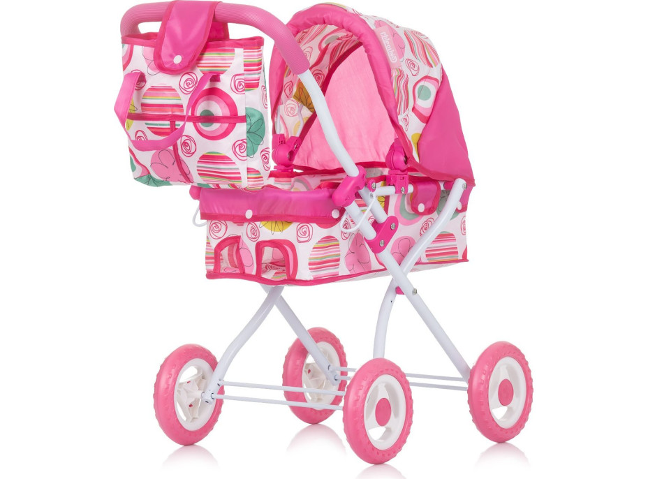CHIPOLINO Hluboký kočárek pro panenky Emily Multicolor