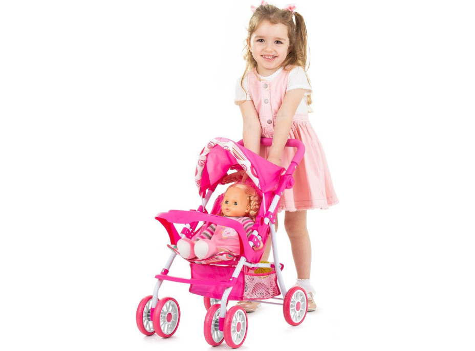 CHIPOLINO Sportovní kočárek pro panenky Dolly Multicolor