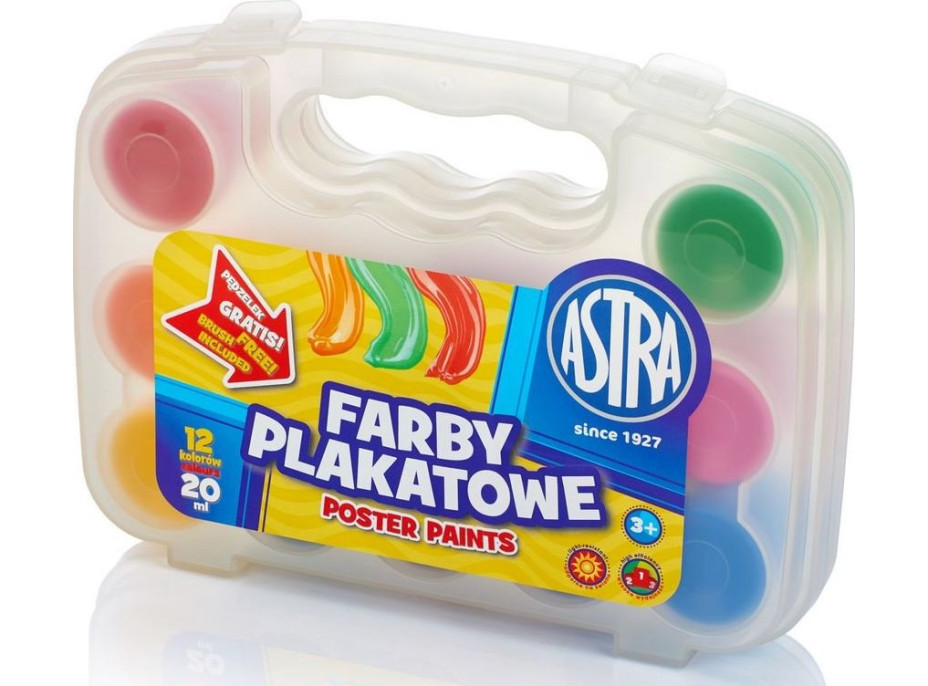 ASTRA Temperové barvy 12 x 20 ml v plastovém kufříku