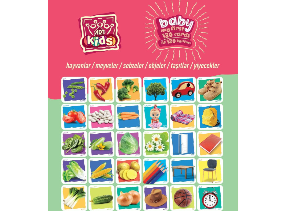 ART PUZZLE Art Kids Baby Mých prvních 120 kartiček