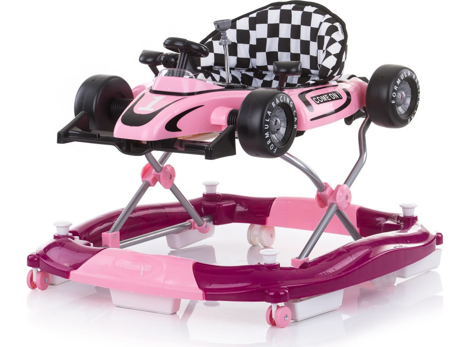 CHIPOLINO Chodítko interaktivní Car Racer 4v1 Pink