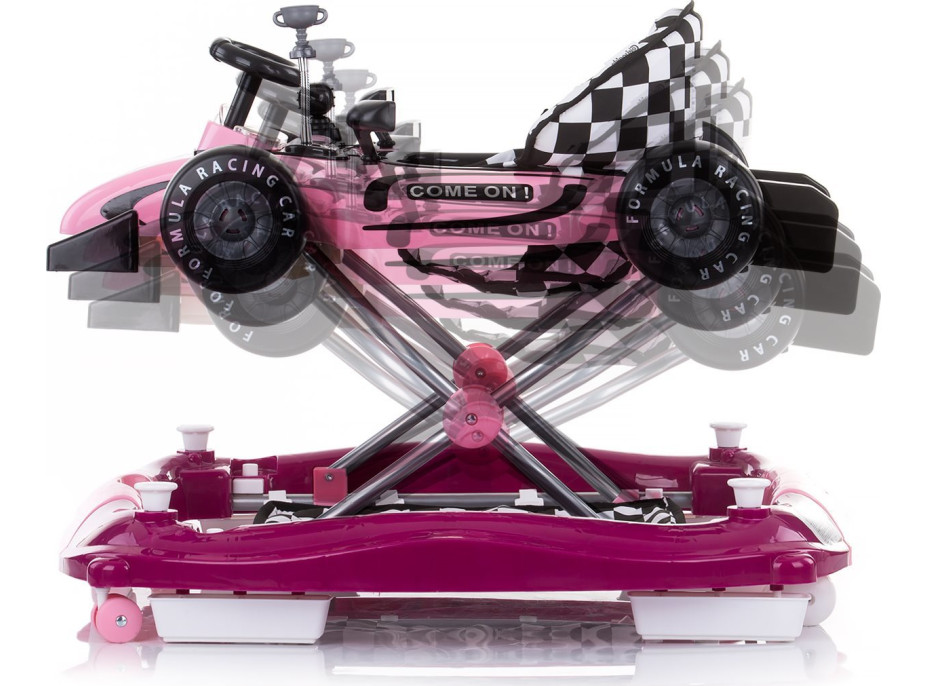CHIPOLINO Chodítko interaktivní Car Racer 4v1 Pink