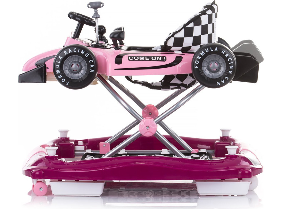 CHIPOLINO Chodítko interaktivní Car Racer 4v1 Pink