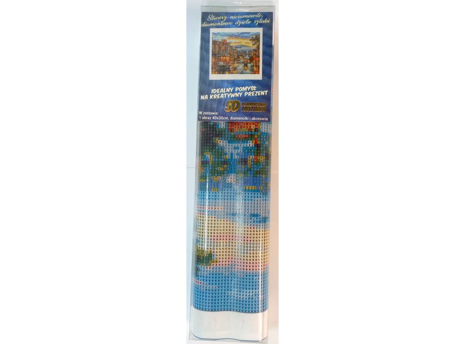 NORIMPEX Diamantové malování Tramvaje ve městě 30x40cm