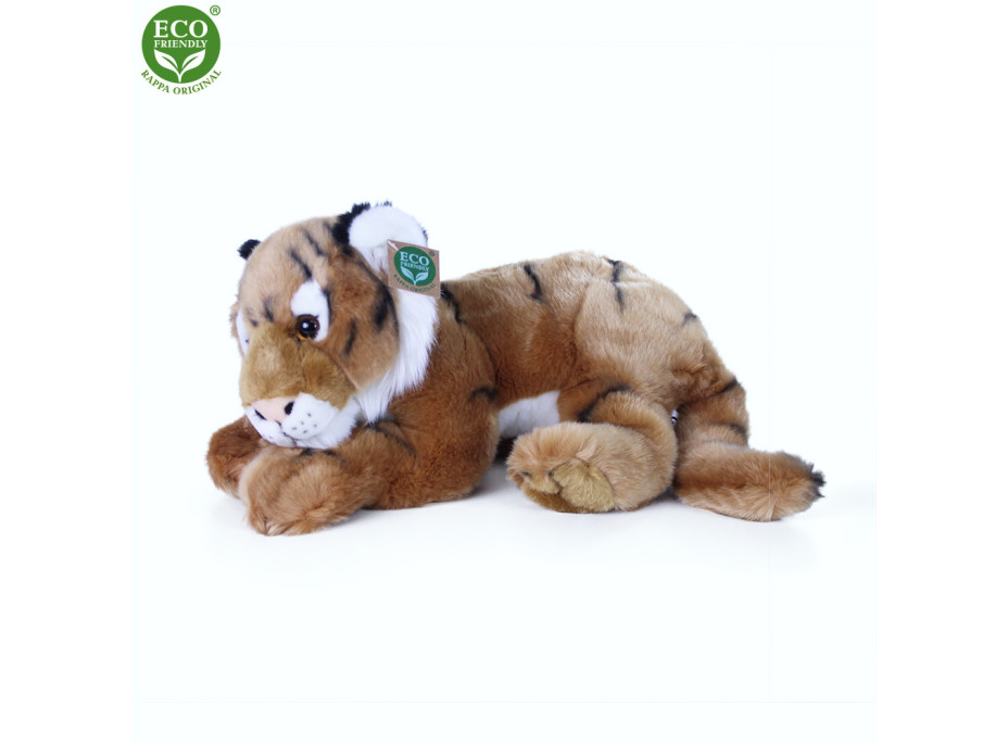 Rappa Plyšový tygr ležící 36 cm ECO-FRIENDLY