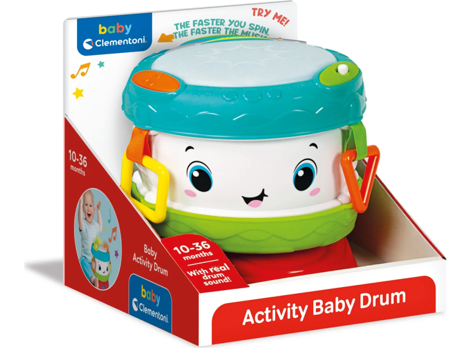 CLEMENTONI BABY Interaktivní bubínek