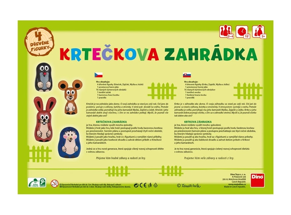 Dino Dětská hra Krtečkova zahrádka