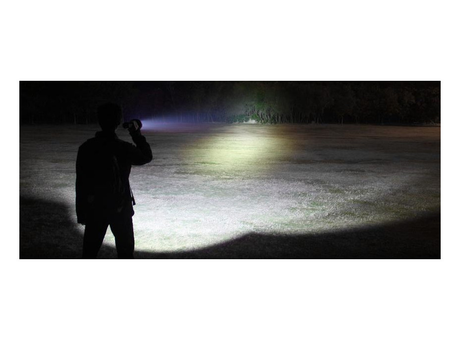 Solight LED nabíjecí profesionální svítilna, 600lm, T6 XML Cree LED, zoom, Li-Ion
