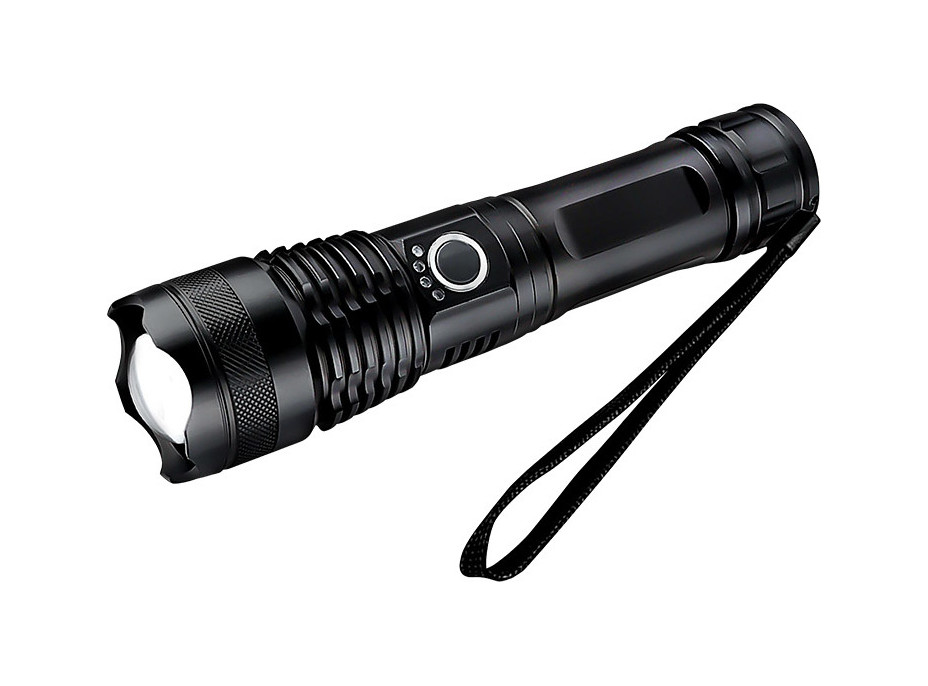 Solight LED nabíjecí svítilna, 1000lm, zoom, dárkové balení, Li-Ion