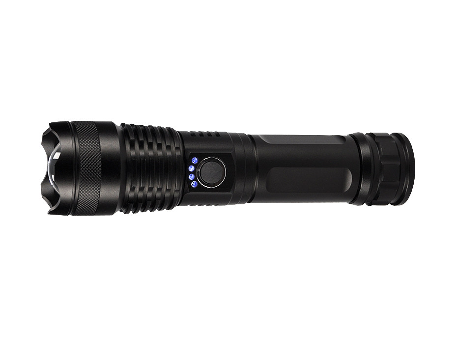 Solight LED nabíjecí svítilna, 1000lm, zoom, dárkové balení, Li-Ion