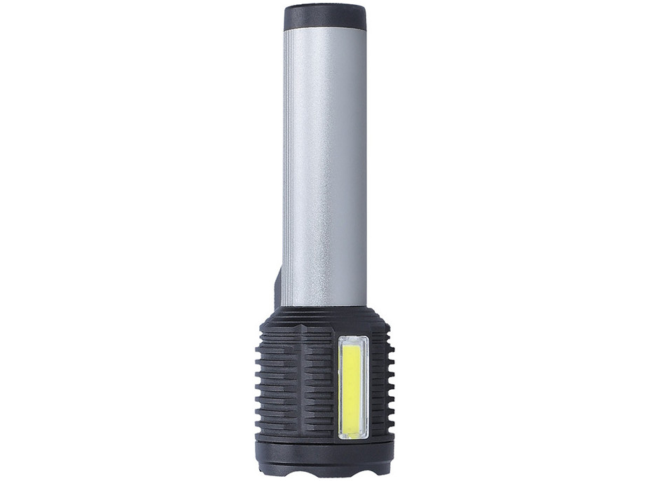 Solight LED nabíjecí ruční svítilna, 150+150lm, Li-Ion