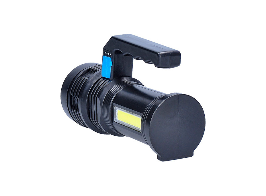 Solight LED nabíjecí svítilna s rukojetí a bočním světlem, 150+100lm, Li-Ion