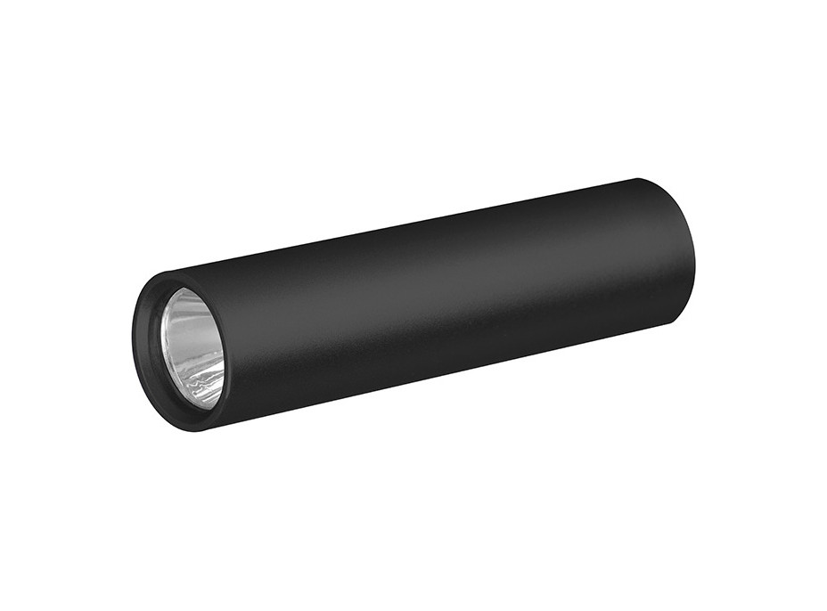 Solight LED nabíjecí kapesní svítilna, 120lm, Li-Ion, USB, hliník, černá