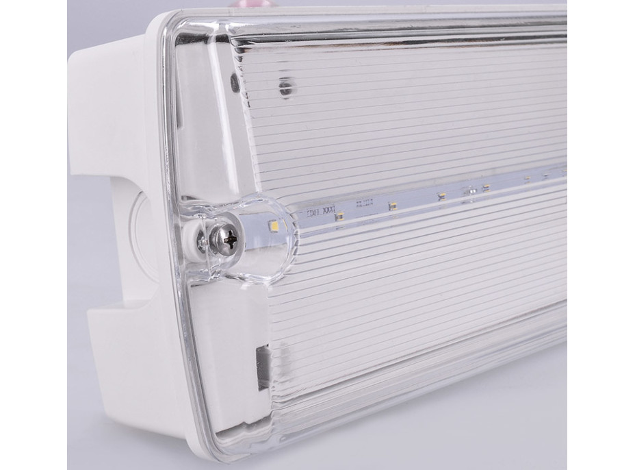 Solight LED nouzové osvětlení, 6W, 270lm, IP65, LiFePo4 1500mAh baterie, autotest