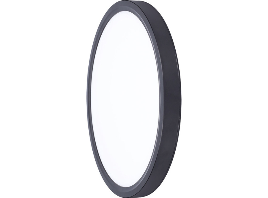 Solight LED osvětlení s dálkovým ovladačem Estela Black, 36W, 2700lm, 30cm, změna chromatičnosti, stmívatelné