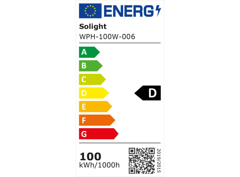 Solight high bay, 100W, 14000lm, 120°, Meanwell, 5000K, UGR