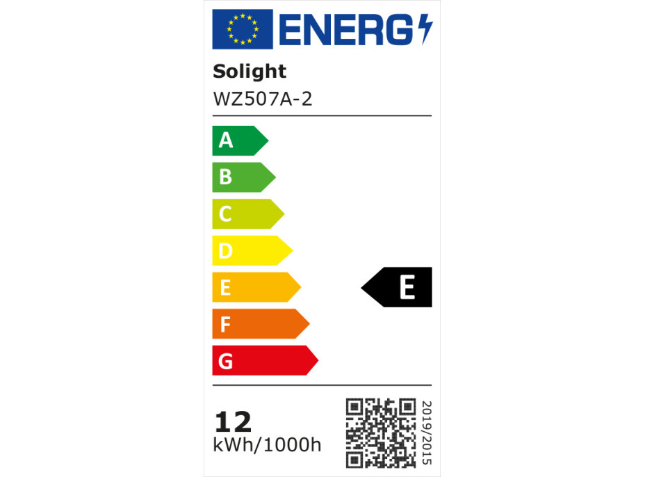 Solight LED žárovka, klasický tvar, 12W, E27, 3000K, 270°, 1320lm
