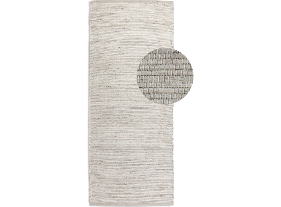 Běhoun Handloom 105960 Dhaka Ivory White