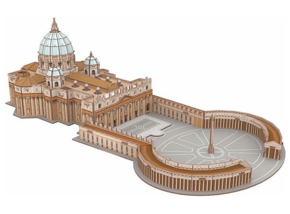 REVELL 3D puzzle Bazilika Sv. Petra, Vatikán 68 dílků
