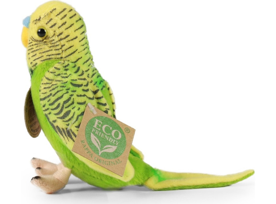 Rappa Plyšová andulka se zvukem 11 cm ECO-FRIENDLY sada 2 ks