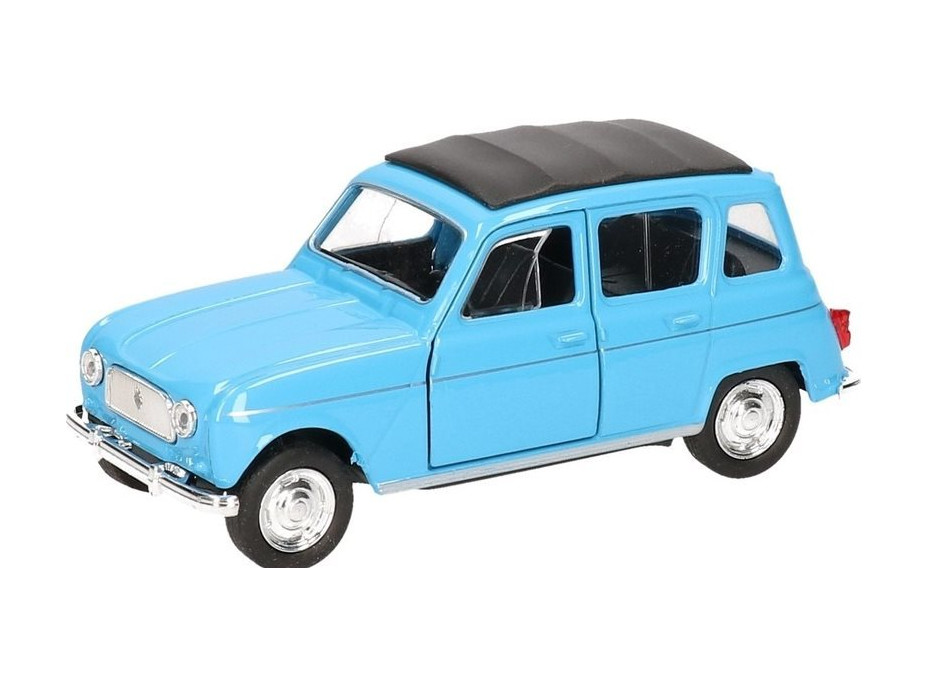 WELLY Autíčko na zpětné natažení Renault 4 modrý
