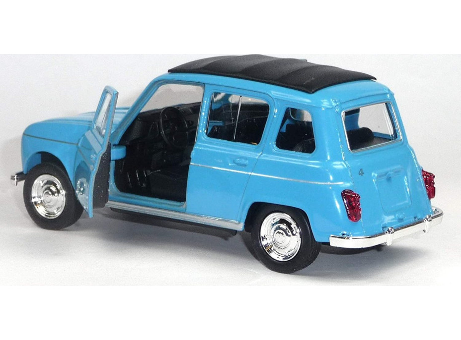 WELLY Autíčko na zpětné natažení Renault 4 modrý