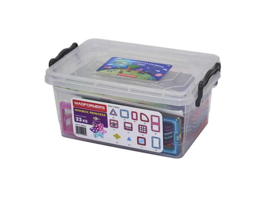 MAGFORMERS Minibox Princess 33 dílků