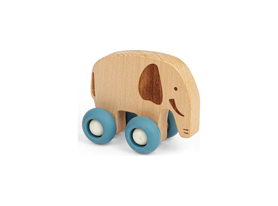 Bigjigs Toys Zvířátko na kolečkách Safari Slon