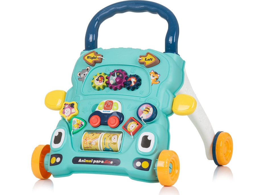 CHIPOLINO Chodítko interaktivní Funny Animals Blue