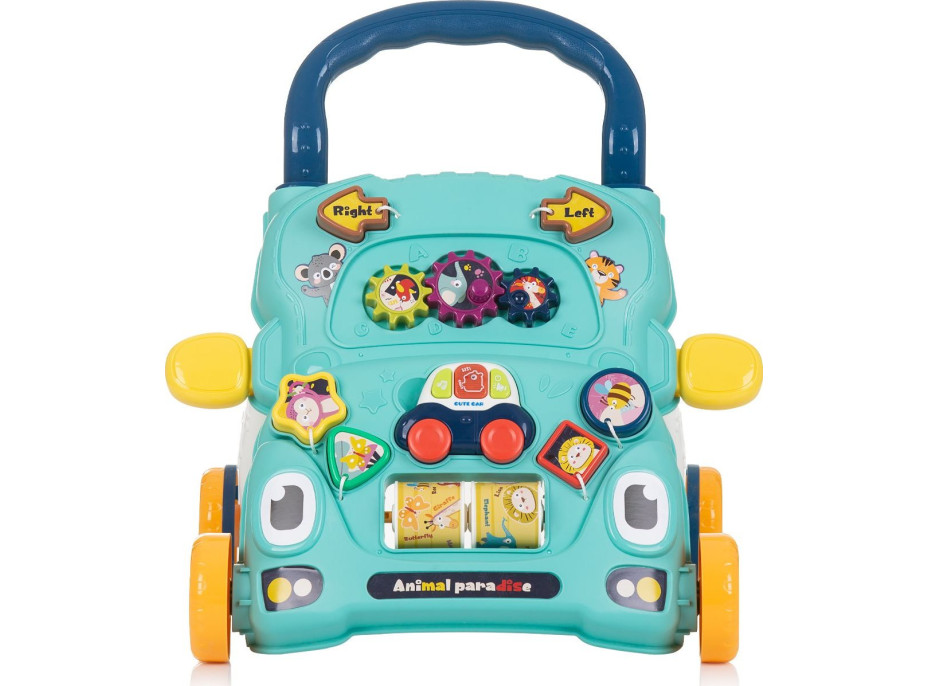 CHIPOLINO Chodítko interaktivní Funny Animals Blue
