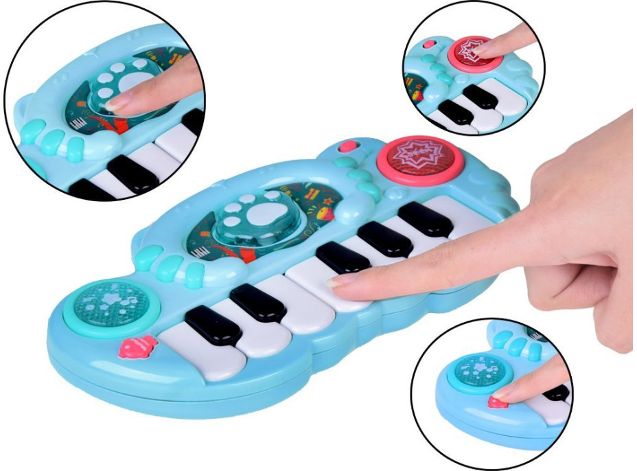 JOKOMISIADA Interaktivní piano modré