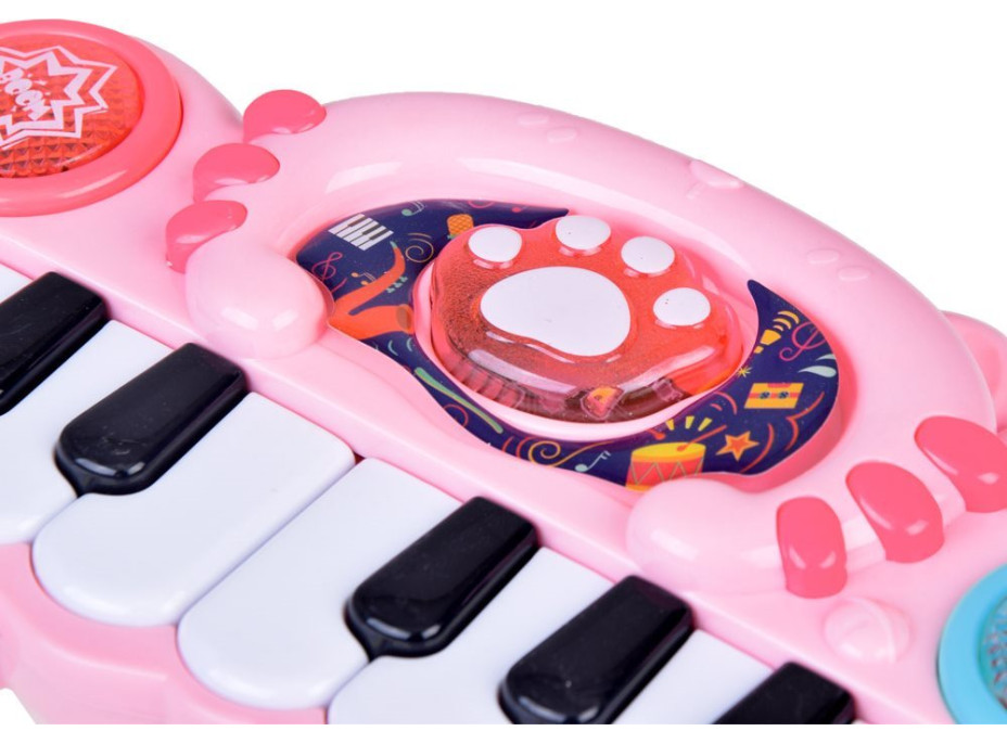 JOKOMISIADA Interaktivní piano růžové