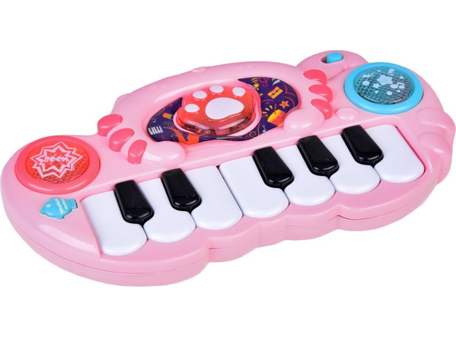 JOKOMISIADA Interaktivní piano růžové