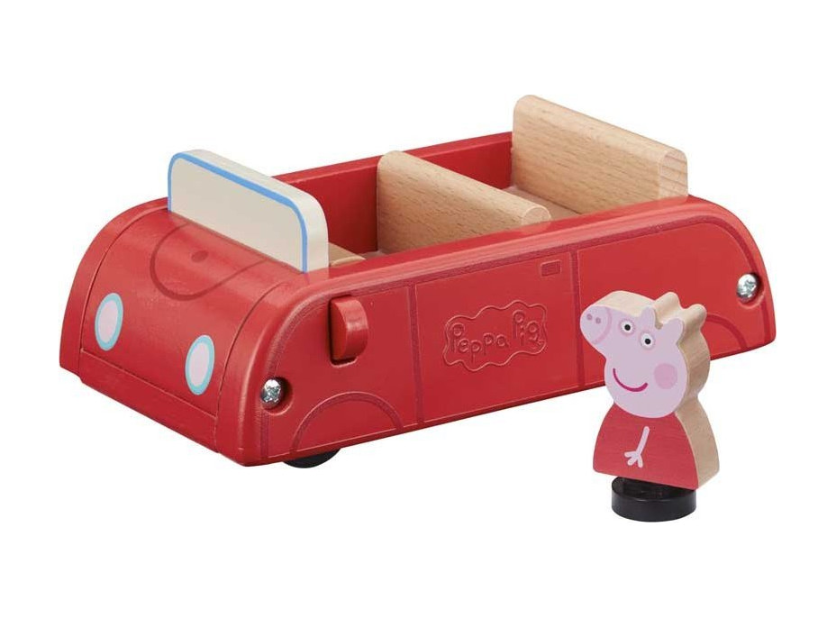 CHARACTER Prasátko Peppa Dřevěné auto